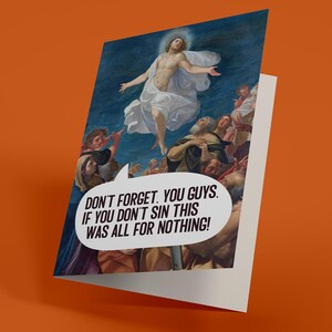 Feliz Pecado! - Cartão de Páscoa (Cartão de Saudações Engraçado, Irreverente e Adulto)