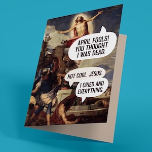 April Fools - Cartão de Páscoa (Cartão de felicitações engraçado, irreverente e adulto)