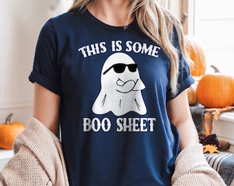 Boo Sheet Ghost T-Shirt, Funny Halloween Tee