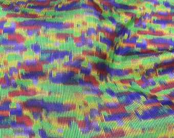 Floral Paisley Viscose Lining Fabric: Ink Jet Print, Made in Italy