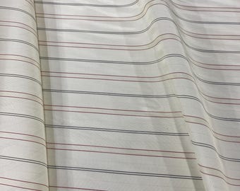 Striped Viscose Acetate Jacquard Lining Fabric: Italian Tailor Quality