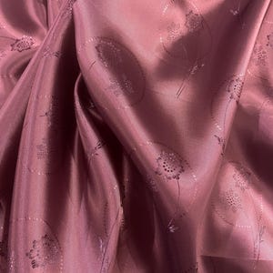 Flower Design Viscose/Acetate Jacquard Lining  Fabric/Made in İtaly,Bespoke Tailor,Lining Fabric, Suit Lining,Made to Measure