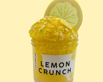 Lemon Crunch Slime: Bingsu Beads, Lemon Scented, ASMR