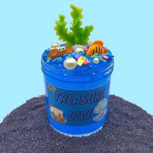 Treasure Dive Slime | Clear Slime | Ocean Slime | Sea Slime | Scented slime | Thick slime | Jiggly slime