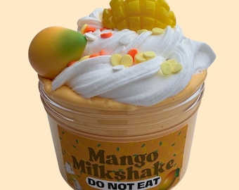 Mango Smoothie Slime: Glossy Butter Scented Slime