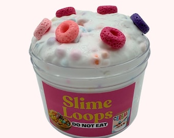 Slime Loops: Crunchy Floam Slime with Cereal Scent & Charms