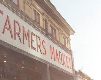 Farmers Market Pike Place Seattle - Travel Photo Print
