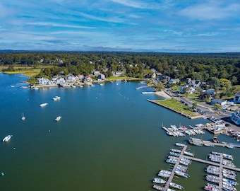 Stony Creek Branford Connecticut Aerial Photograph