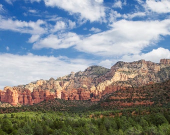 Sedona Arizona Landscape Print - 10x20 Panorama Landscape Photography Print - American Southwest Art