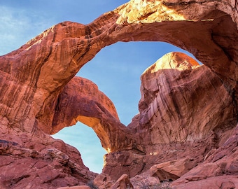 Double Arch in Arches National Park Photography Print