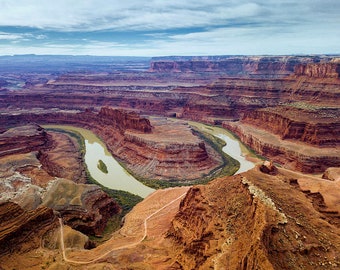 Colorado River from Dead Horse Point Landscape Photo Print