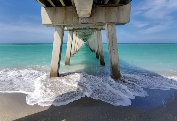 Venice Beach Pier Florida Photo Print