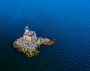 Penfield Reef Lighthouse in Fairfield, Connecticut Photo Print