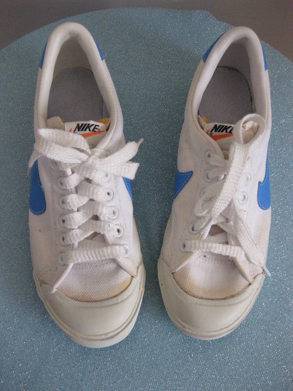 Vintage NIKE canvas TENNIS shoes UNISEX 8.5 womens or 6.5 mens Etsy