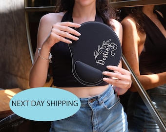 Custom Leather Mouse Pad,Personalized Office Gifts,Coworker Gifts, Customs Logo, Boss Gift, Appreciation Gift, Custom Gift,Mother's Day Gift