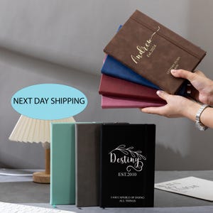 Christmas Gift, Personalized Journal, Gift notebook, Customized Journal, Personalized Notebook Gift for Her & for Him, Simple Gift Idea Bulk