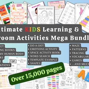 Ultimate Kids Learning and Classroom Activities Mega Bundle – PLR & MRR
