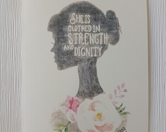 Proverbs 31 Watercolor Print
