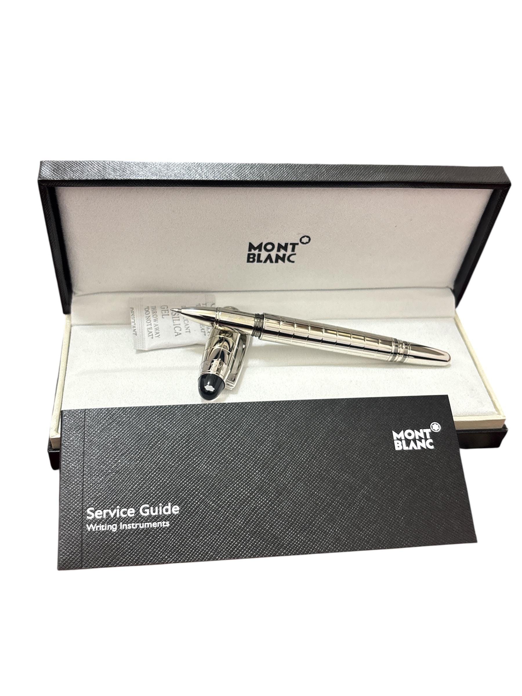 新品箱入り MONT BLANC 黒 スターウォーカーボールペン 新品)MONTBLANC モンブラン ボールペン スターウォーカー ブラック