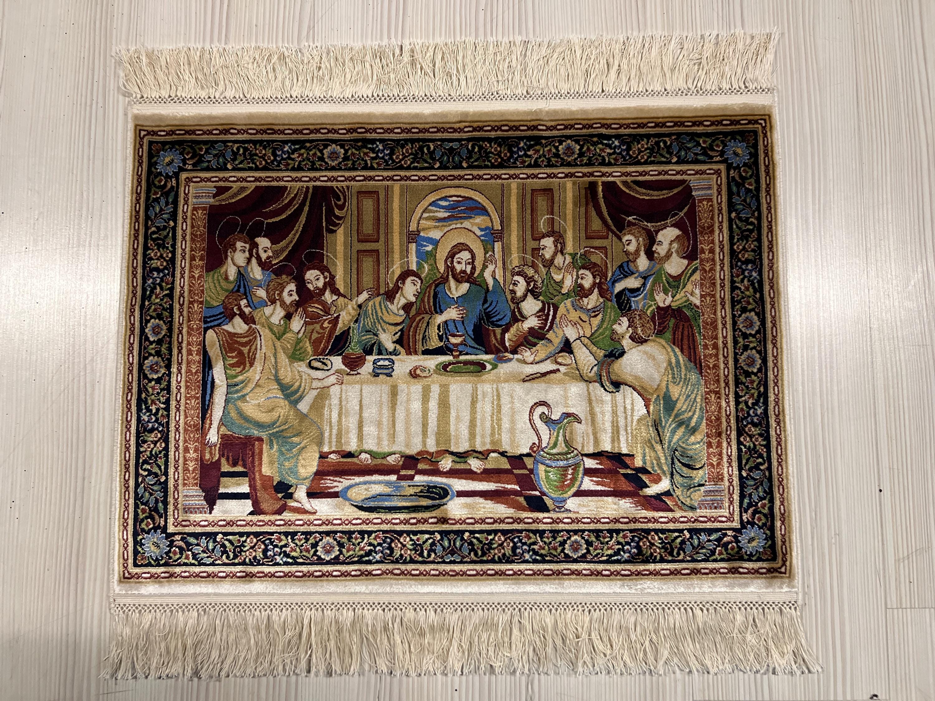 Last Supper Tapestry Rug - Etsy
