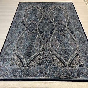 5X8 ft Classic Persian Silk Rug, Persian Silk Rug, Rug for Living Room, High Quality Silk Rug,Luxury Silk Rug, Home Decor,Qum Silk Rug