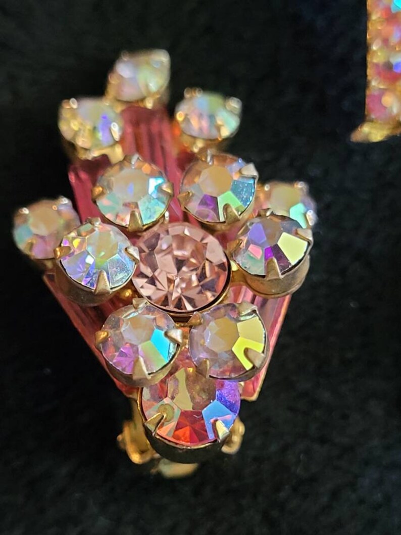 Aquitaine Demi Doorknocker Earring, Iridescent Peony Pink