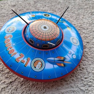Schylling collectible vintage space flying saucer or UFO toy