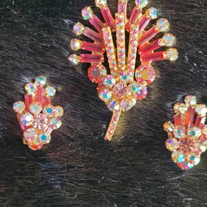 Aquitaine Demi Doorknocker Earring, Iridescent Peony Pink main image 1