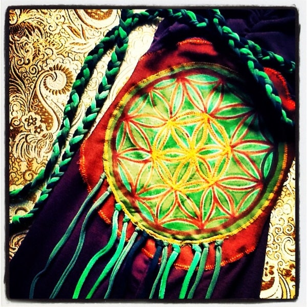 READY TO SHIP! ~ Flower Of Life Leg Flares, Leg Warmers, Leggies, Kickers, Flow Pants,  Performance Artist~ Hoop Dancer~ by Sumeria Sierra