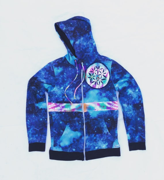 galaxy tie dye hoodie