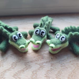 Needle Felted Gizzy Gators