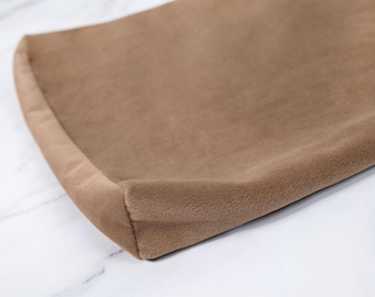 Custom Size Cushion Cover Bench Covers with Zippered for Indoor Seat Sofa Cushion Cover Pillow Cover Velvet Durable Cover Replacement Cover