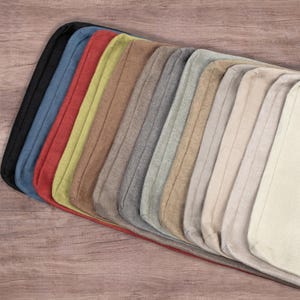 Custom Cushion Cover Bench Cushion Cover Pillow Cover for Indoor Seat Cover Linen Daybed Cover Replacement Cover Washable Cover for Cushion