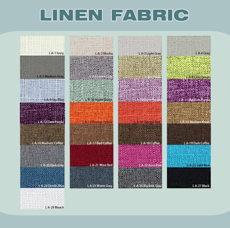 Custom Cushion Cover Bench Cushion Cover Pillow Cover for Indoor Seat Cover Linen Daybed Cover Replacement Cover Washable Cover for Cushion image 5