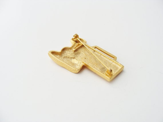Vintage Boombox Brooch, Sneaker Shoe Hand Weight … - image 4