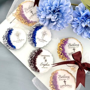 Personalized Baptism Favors, Mi Bautizo, Christening Favors, First Communion Gift, Custom Baptism Gift Party Favors, Baptism Gift Boy Girl