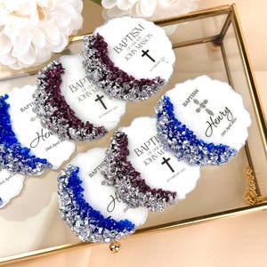 Custom Baptism Magnet Favors, Mi Bautizo, Christening Favors, First Communion Gift, Personalized Baptism Gift Party Favors, Baptism Gift Boy