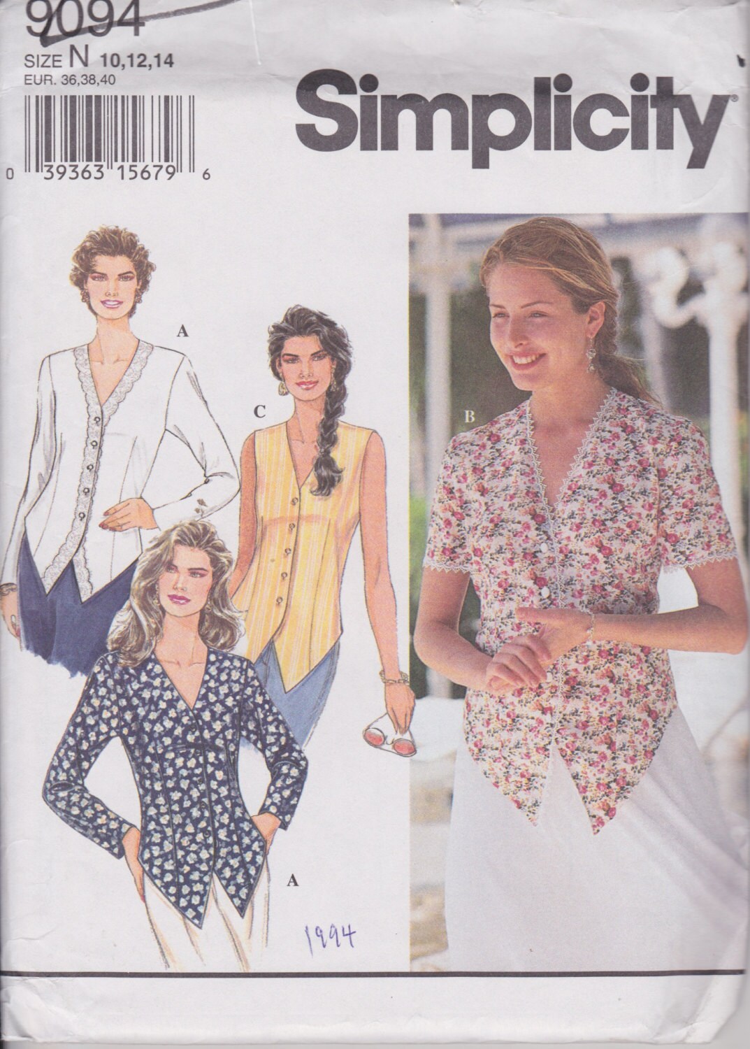 洋書 Women's Dress Patterns 1 Simplicity 9094 ladies sewing pattern sizes size 6-12 Dress New | eBay