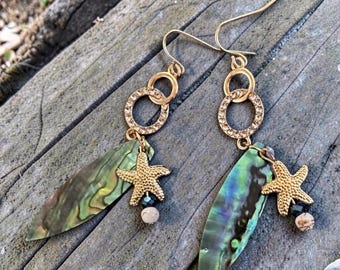 Surfboard  Earrings 14k Gold Plated. Beach Wedding. Handmade in California