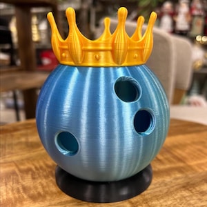 Personalized Bowling Ball Pen Holder: Desk Organizer, Unique Bowling Gift , Perfect end-of-season bowling league gift