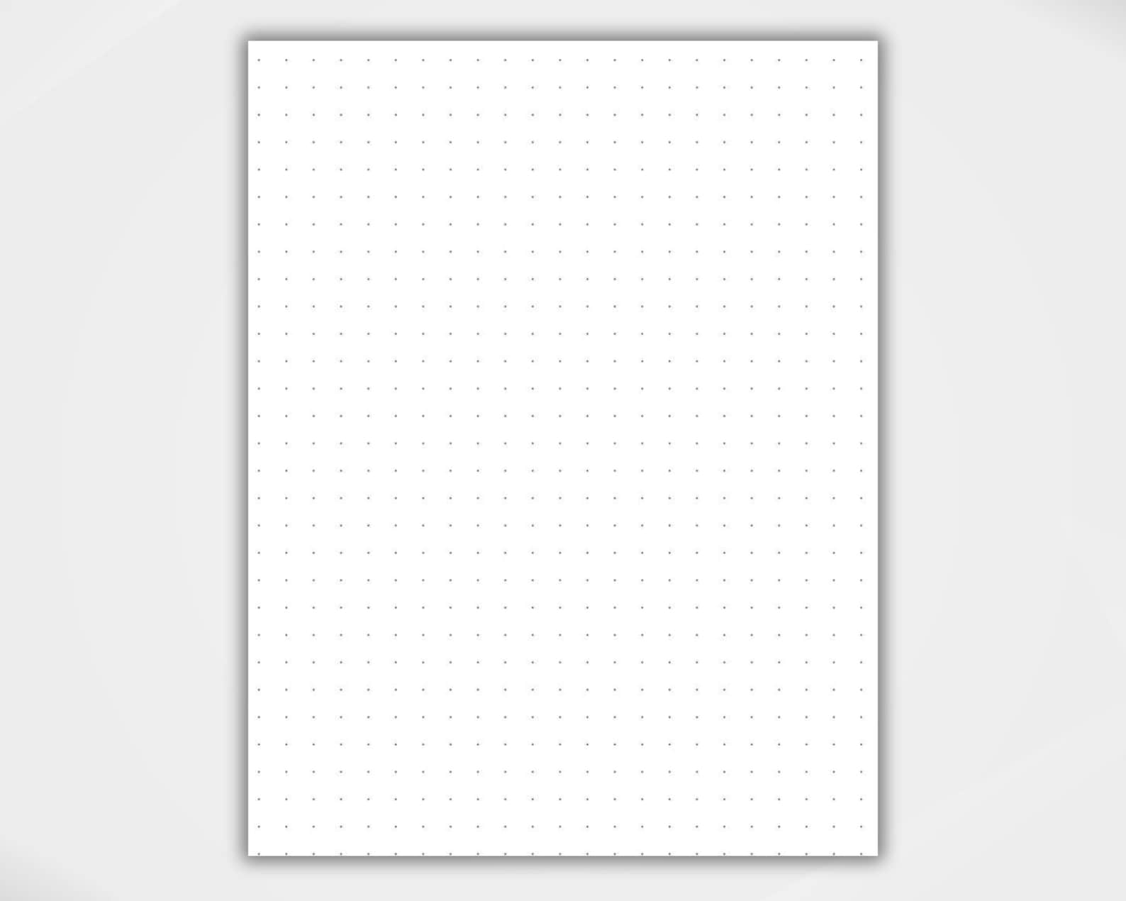 Graph Paper Bundle. Printable Graph Grid Paper. Dot Grid Paper. Digital ...