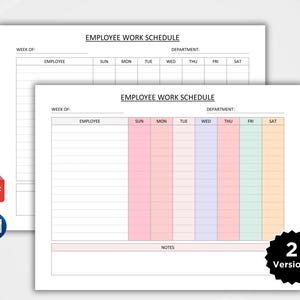 Employee Work Schedule. Employee Time Sheet. Employee Weekly Schedule. Employee Work Schedule Template. Employee Hours. Printable PDF/WORD