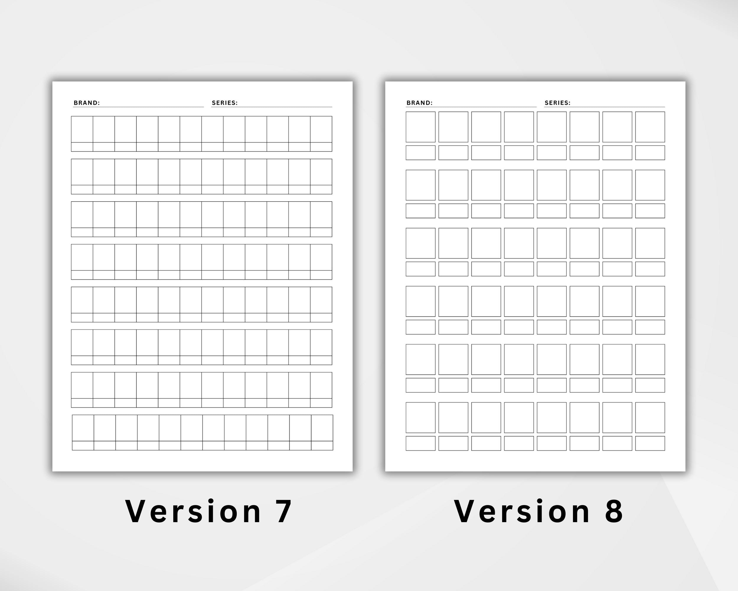Color Swatch Charts. Swatch Test Template. Blank Color Test. Color