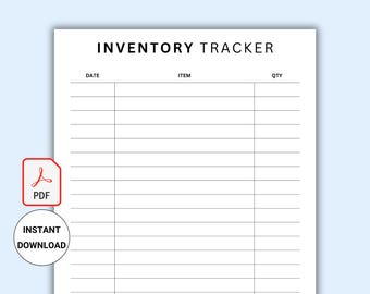Printable Inventory Organizer. Inventory Management Form. Inventory Tracker. Product Inventory Business. Inventory Sheet. Inventory List PDF