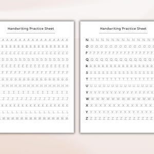 Printable Alphabet Tracing Worksheets: Handwriting Practice (PDF & PNG ...