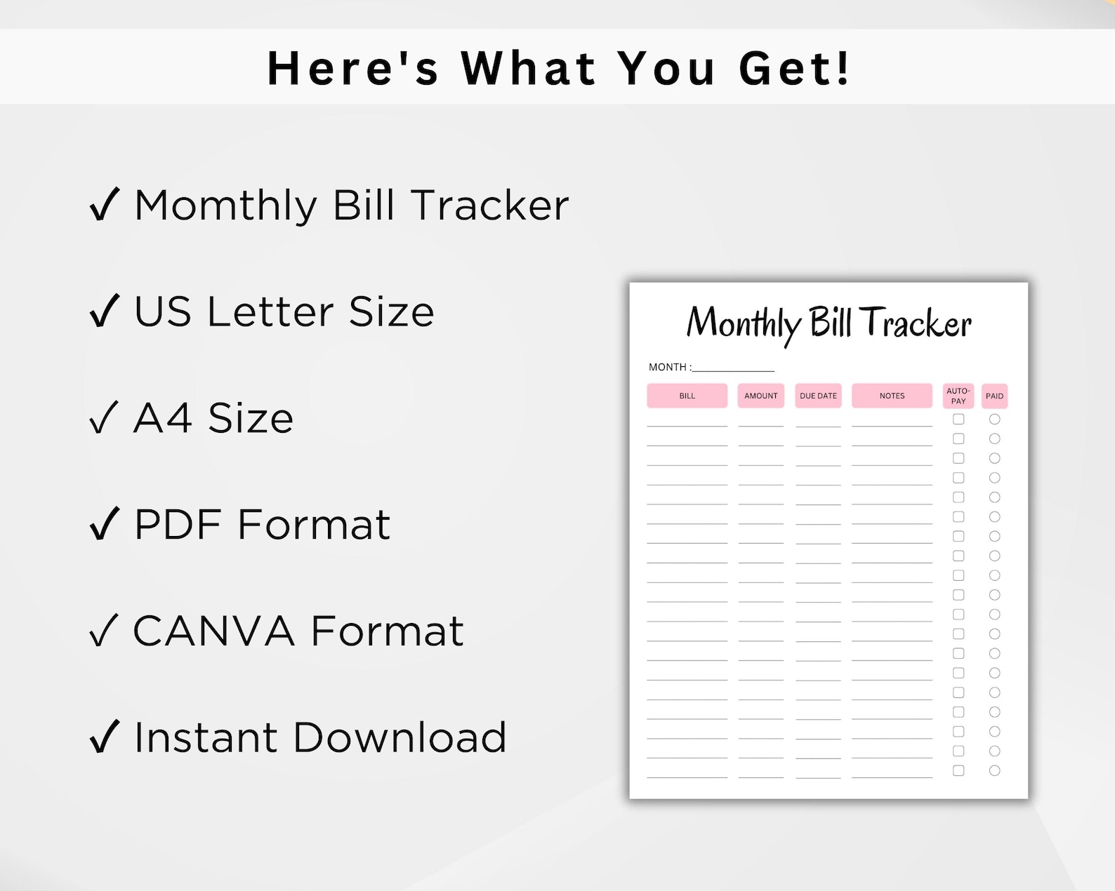 Mooe Expense Checklist.pdf Printable Bill Payment Checklist Tracker. Bill Pay Organizer. Bill ...