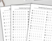 Handwriting Practice Sheets, Printable Alphabet Tracing, Letter Formation Worksheets, Kids Handwriting Worksheets, Alphabet Writing Practice