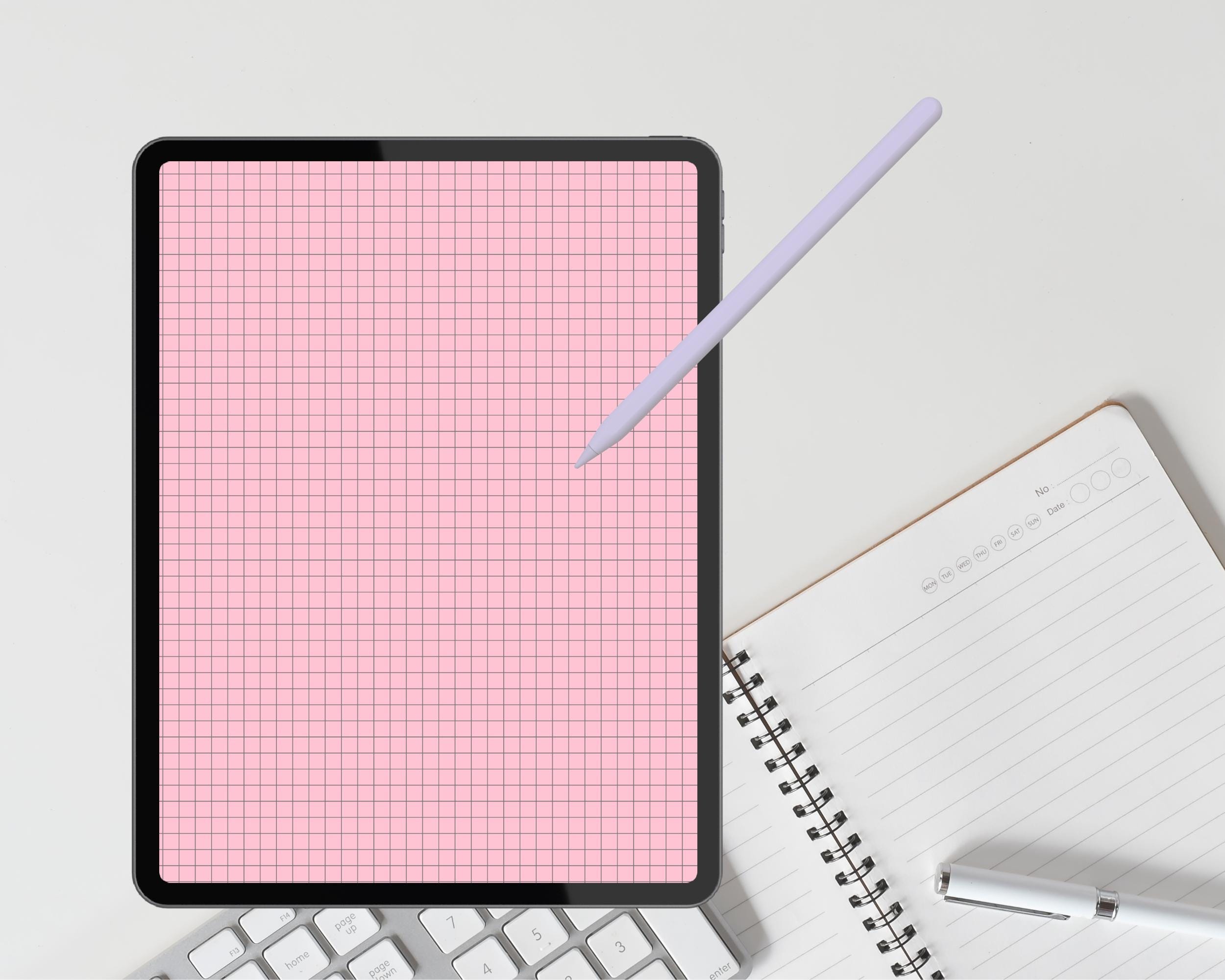 Graph Paper Template Printable. Printable Graph Grid Paper. Digital ...