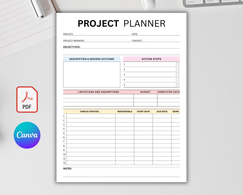 4 Project Planner. Project Timeline Tracker. Project Management for ...