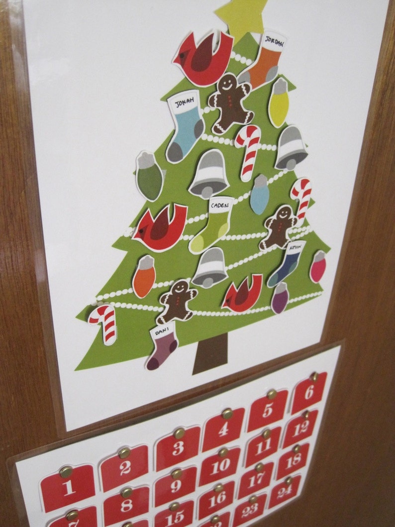 Christmas Advent Calendar Print at home image 2